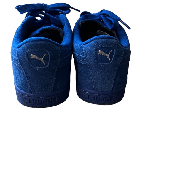 Puma blue suede classic sneakers - Picture 4 of 5
